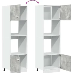 vidaXL Mueble para microondas