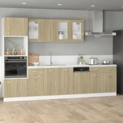 vidaXL Mueble para microondas