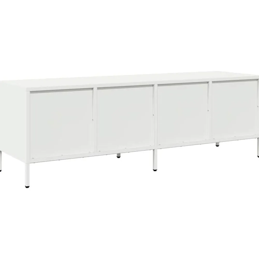 vidaXL Muebles Tv-Mueble para TV acero laminado en frío 135x39x43,5 cm