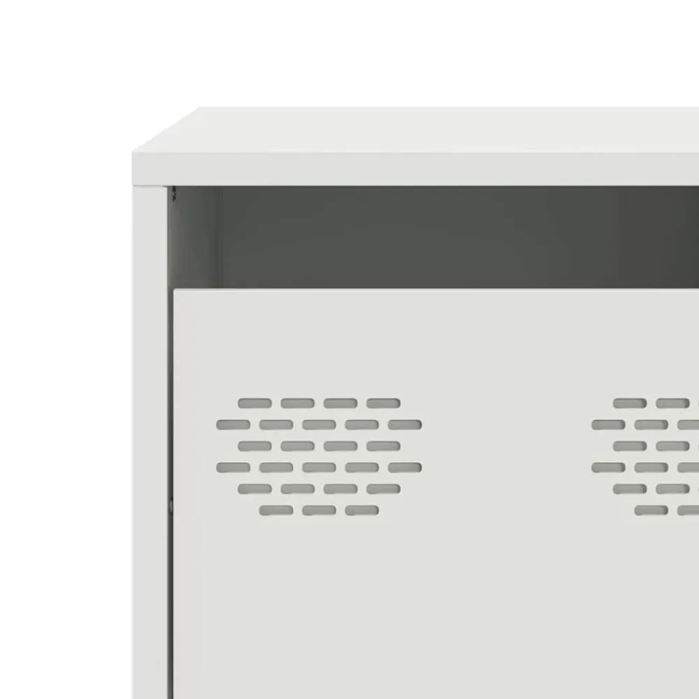 vidaXL Muebles Tv-Mueble para TV acero laminado en frío 135x39x43,5 cm