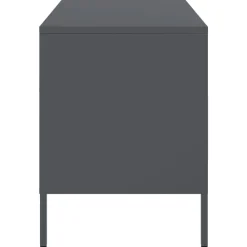 vidaXL Muebles Tv-Mueble para TV acero gris 68x39x50,5 cm