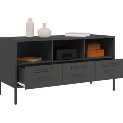 vidaXL Muebles Tv-Mueble para TV acero 100,5x39x50,5 cm