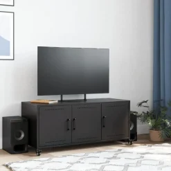 vidaXL Muebles Tv-Mueble para TV acero 100,5x39x43,5 cm