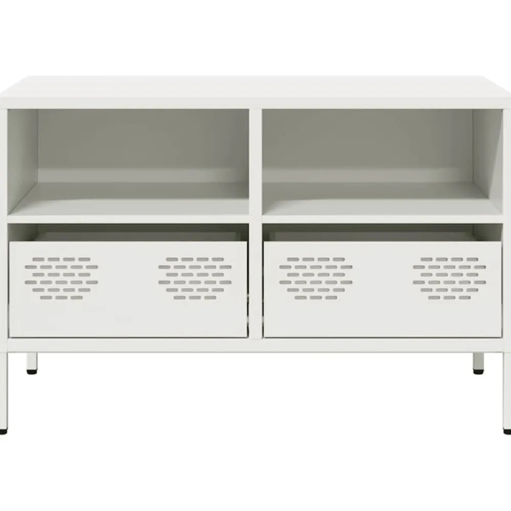 vidaXL Muebles Tv-Mueble para TV acero laminado en frío 68x39x43,5 cm