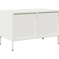 vidaXL Muebles Tv-Mueble para TV acero laminado en frío 68x39x43,5 cm
