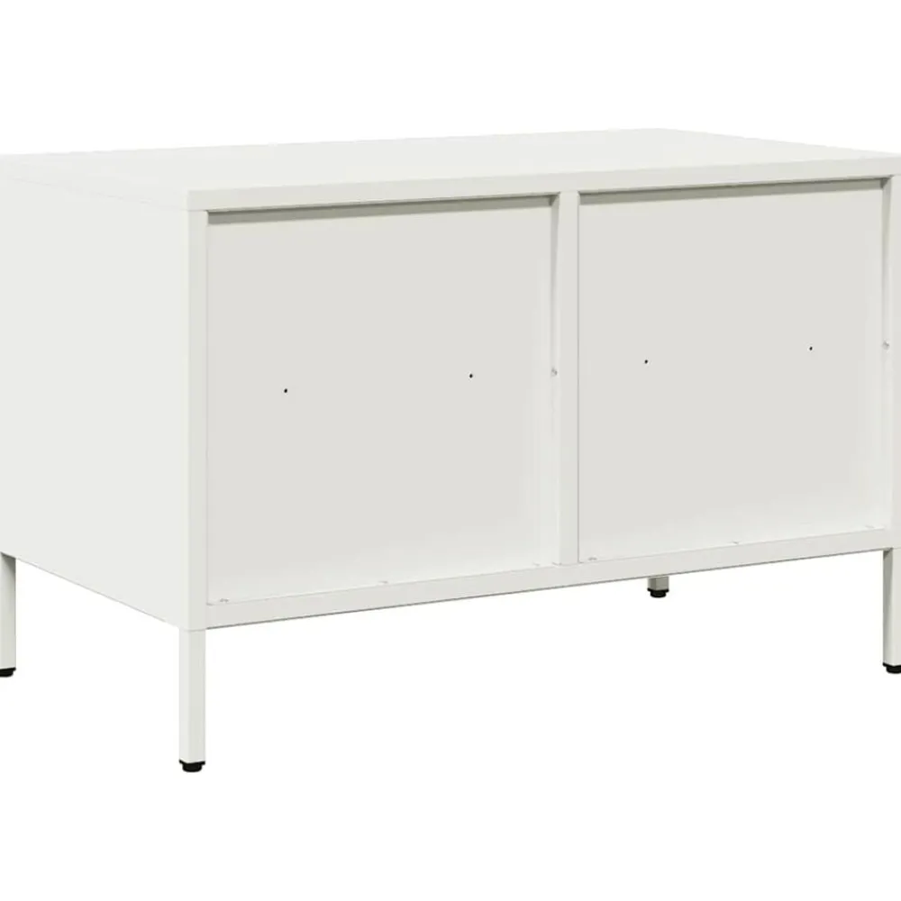 vidaXL Muebles Tv-Mueble para TV acero laminado en frío 68x39x43,5 cm