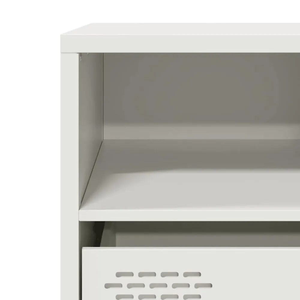 vidaXL Muebles Tv-Mueble para TV acero laminado en frío 68x39x43,5 cm