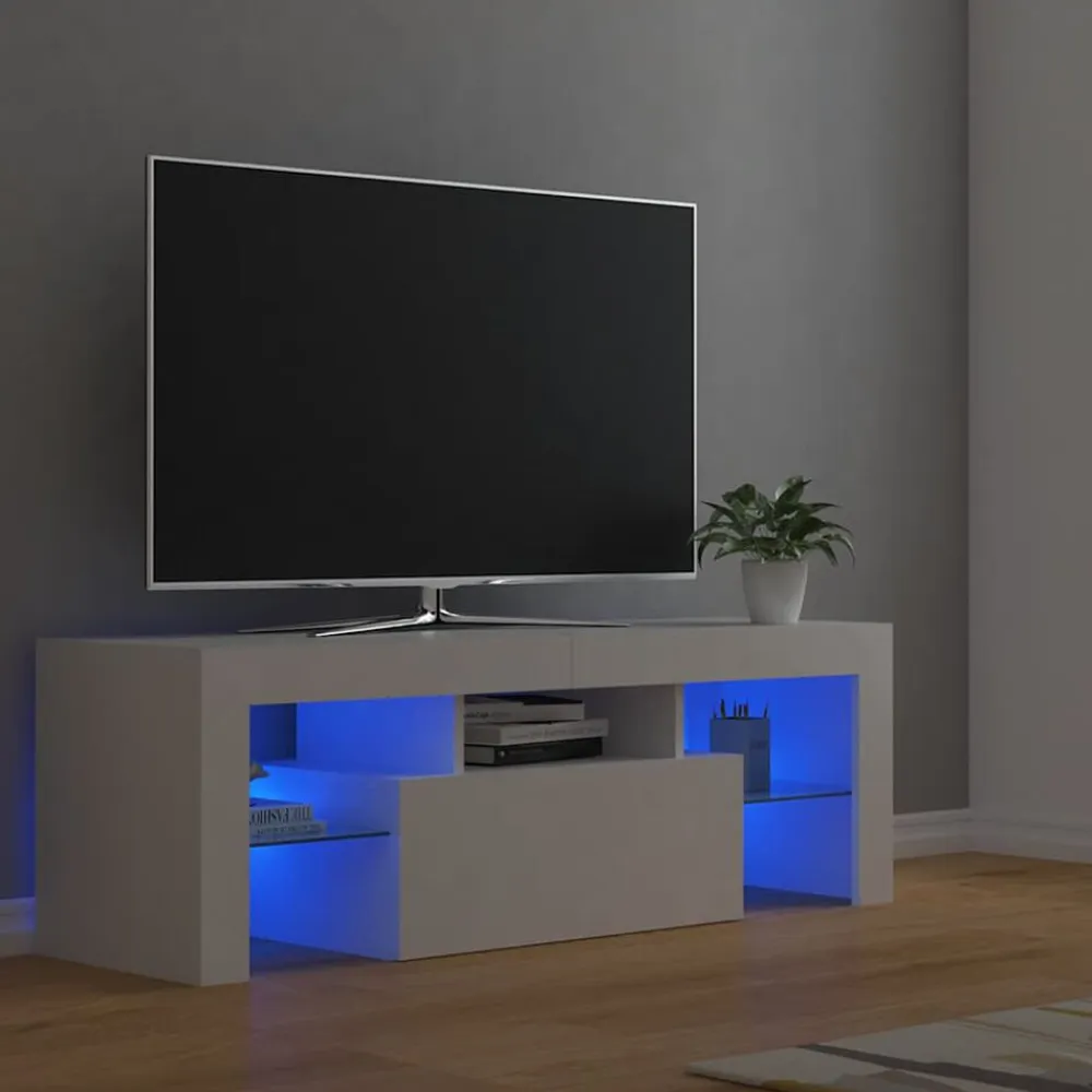 vidaXL Muebles Tv-Mueble para TV con luces LED 120x35x40 cm