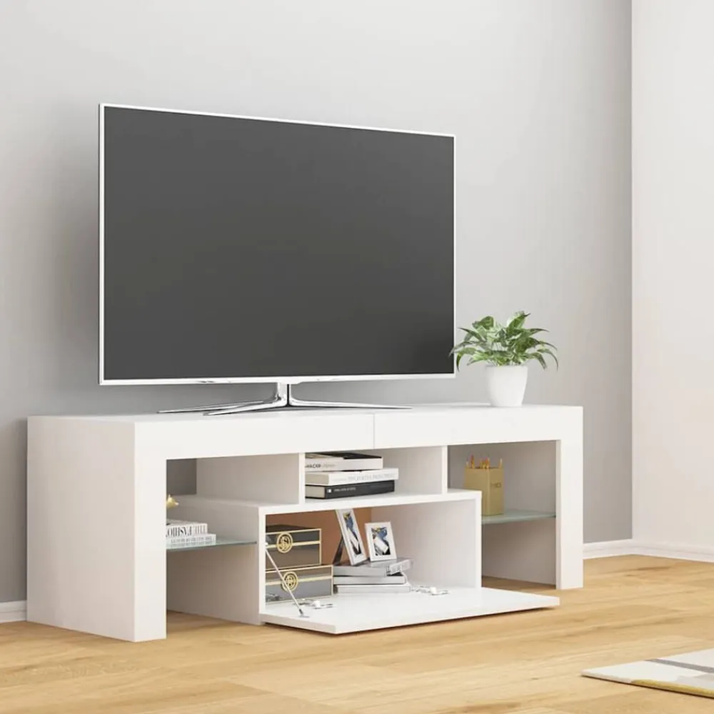 vidaXL Muebles Tv-Mueble para TV con luces LED 120x35x40 cm