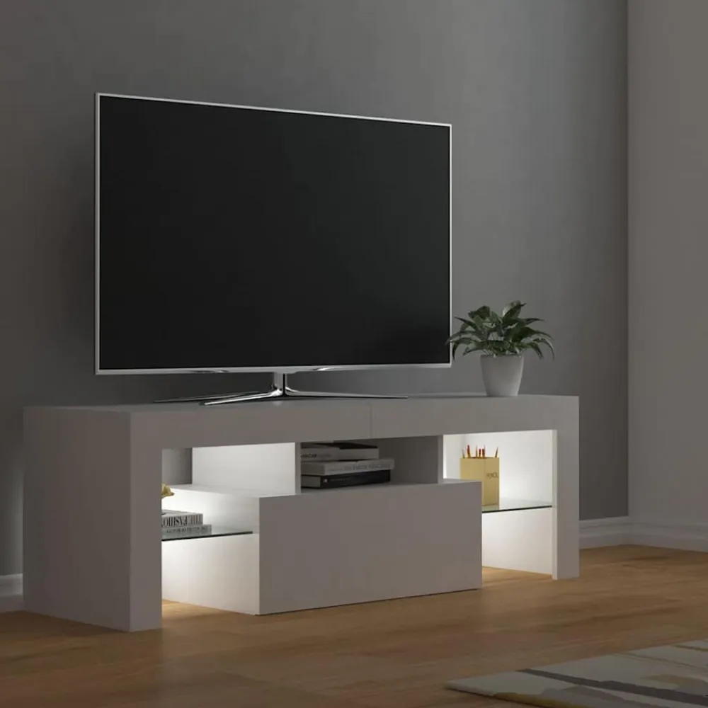 vidaXL Muebles Tv-Mueble para TV con luces LED 120x35x40 cm