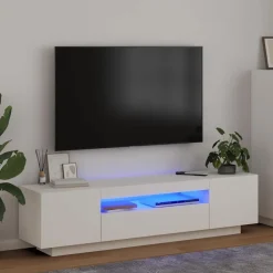vidaXL Muebles Tv-Mueble para TV con luces LED 160x35x40 cm