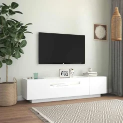 vidaXL Muebles Tv-Mueble para TV con luces LED 160x35x40 cm