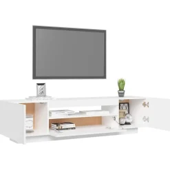 vidaXL Muebles Tv-Mueble para TV con luces LED 160x35x40 cm