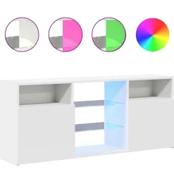 vidaXL Muebles Tv-Mueble para TV con luces LED 120x30x50 cm
