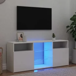 vidaXL Muebles Tv-Mueble para TV con luces LED 120x30x50 cm