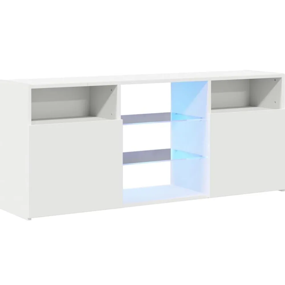 vidaXL Muebles Tv-Mueble para TV con luces LED 120x30x50 cm