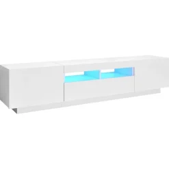 vidaXL Muebles Tv-Mueble para TV con luces LED 180x35x40 cm
