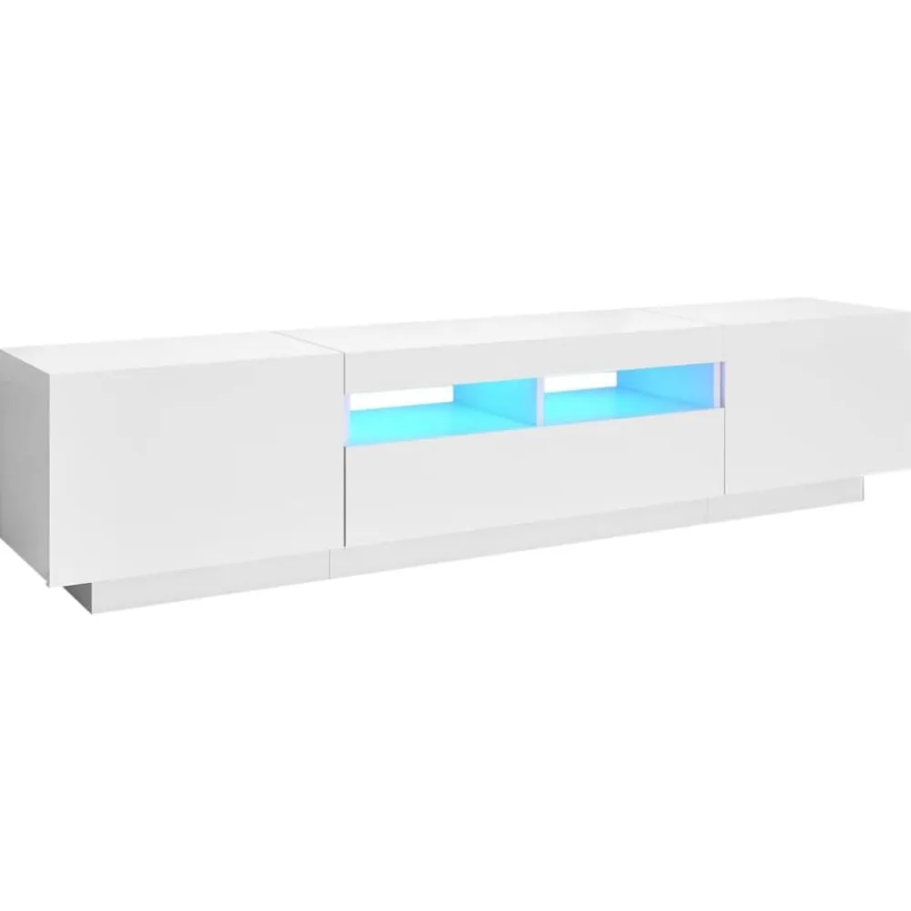 vidaXL Muebles Tv-Mueble para TV con luces LED 180x35x40 cm