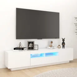 vidaXL Muebles Tv-Mueble para TV con luces LED 180x35x40 cm