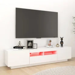 vidaXL Muebles Tv-Mueble para TV con luces LED 180x35x40 cm