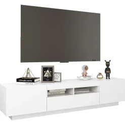 vidaXL Muebles Tv-Mueble para TV con luces LED 180x35x40 cm