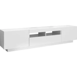 vidaXL Muebles Tv-Mueble para TV con luces LED 180x35x40 cm