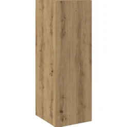vidaXL Mueble para TV de pared madera contrachapada artesanal 8 piezas Roble artisan Hot