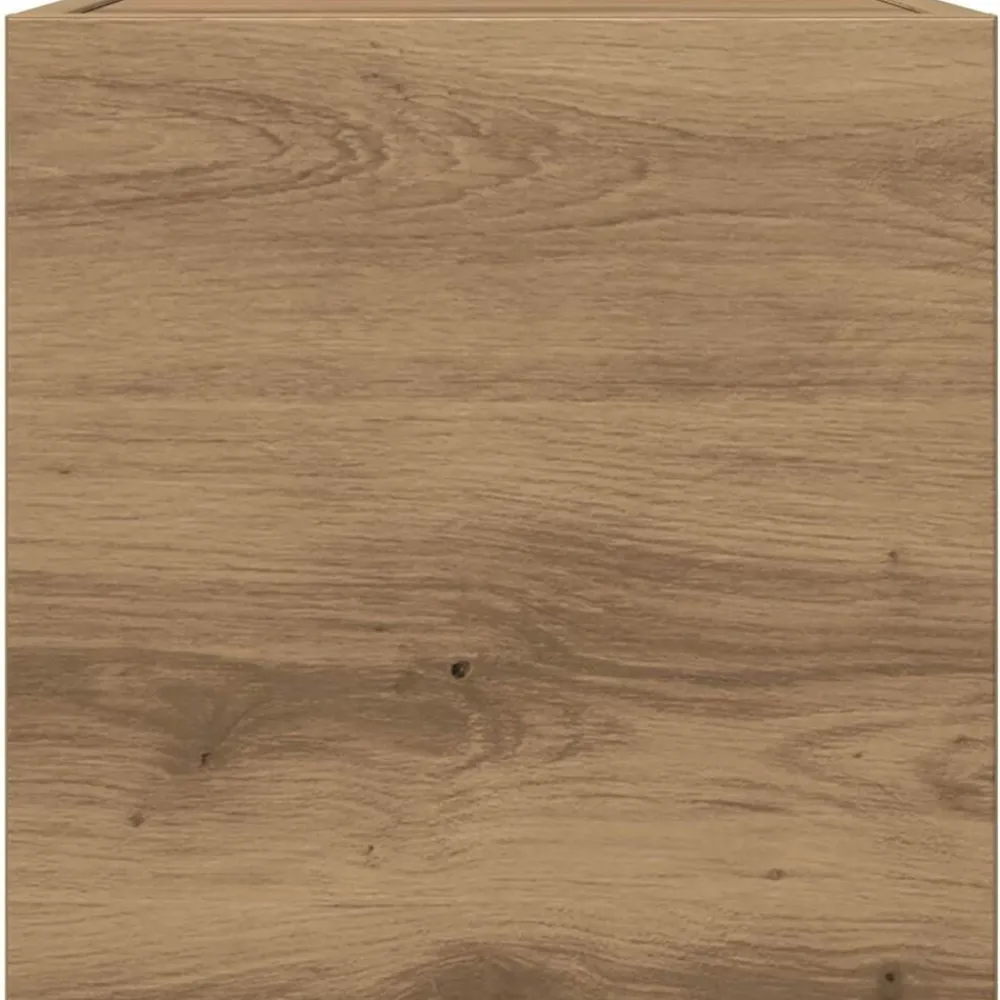 vidaXL Mueble para TV de pared madera contrachapada artesanal 8 piezas Roble artisan Hot