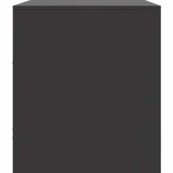 vidaXL Mueble para TV de acero 99x39x44 cm Negro Clearance