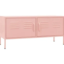 vidaXL Muebles Tv-Mueble para TV de acero 105x35x50 cm