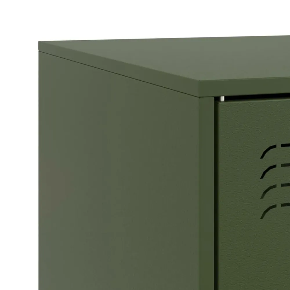 vidaXL Muebles Tv-Mueble para TV de acero 67x39x44 cm