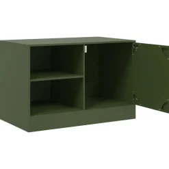 vidaXL Muebles Tv-Mueble para TV de acero 67x39x44 cm