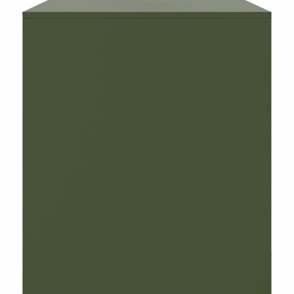 vidaXL Muebles Tv-Mueble para TV de acero 67x39x44 cm