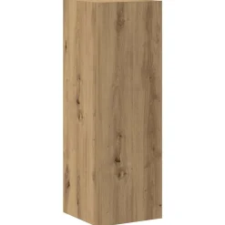 vidaXL Muebles Tv-Mueble para TV de pared madera contrachapada artesanal 5 piezas