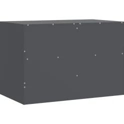 vidaXL Muebles Tv-Mueble para TV de acero gris 67x39x44 cm