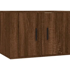 vidaXL Mueble para TV de pared roble marrón 57x34,5x40 cm Marrón roble