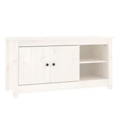 vidaXL Muebles Tv-Mueble para TV de madera maciza de pino 103x36,5x52 cm
