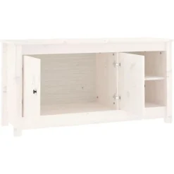 vidaXL Muebles Tv-Mueble para TV de madera maciza de pino 103x36,5x52 cm