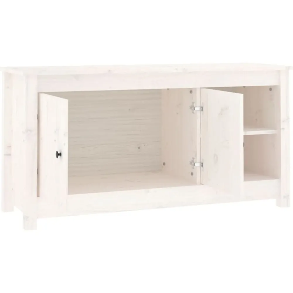 vidaXL Muebles Tv-Mueble para TV de madera maciza de pino 103x36,5x52 cm