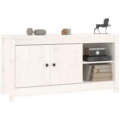 vidaXL Muebles Tv-Mueble para TV de madera maciza de pino 103x36,5x52 cm