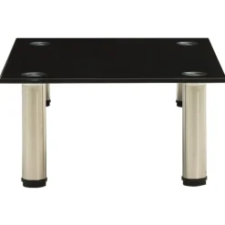 vidaXL Mueble para TV de vidrio templado 40x35x17 cm Negro Best