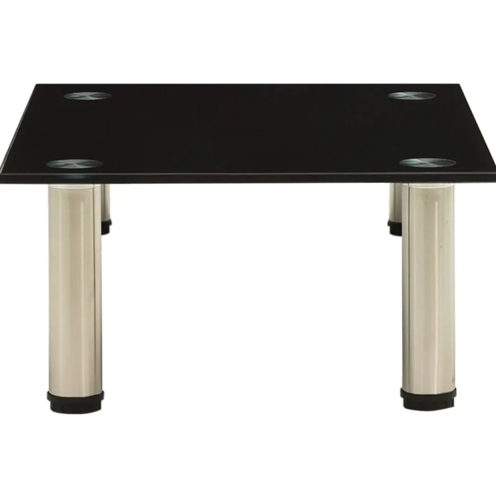 vidaXL Mueble para TV de vidrio templado 40x35x17 cm Negro Best