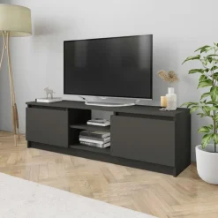 vidaXL Muebles Tv-Mueble para TV de aglomerado 120x30x35,5 cm