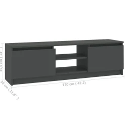vidaXL Muebles Tv-Mueble para TV de aglomerado 120x30x35,5 cm