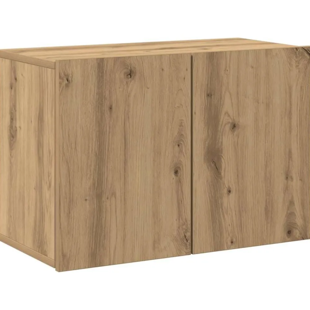 vidaXL Mueble para TV de pared roble artesanal 60x30x41 cm Roble artisan Clearance