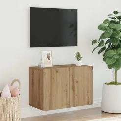 vidaXL Mueble para TV de pared roble artesanal 60x30x41 cm Roble artisan Clearance