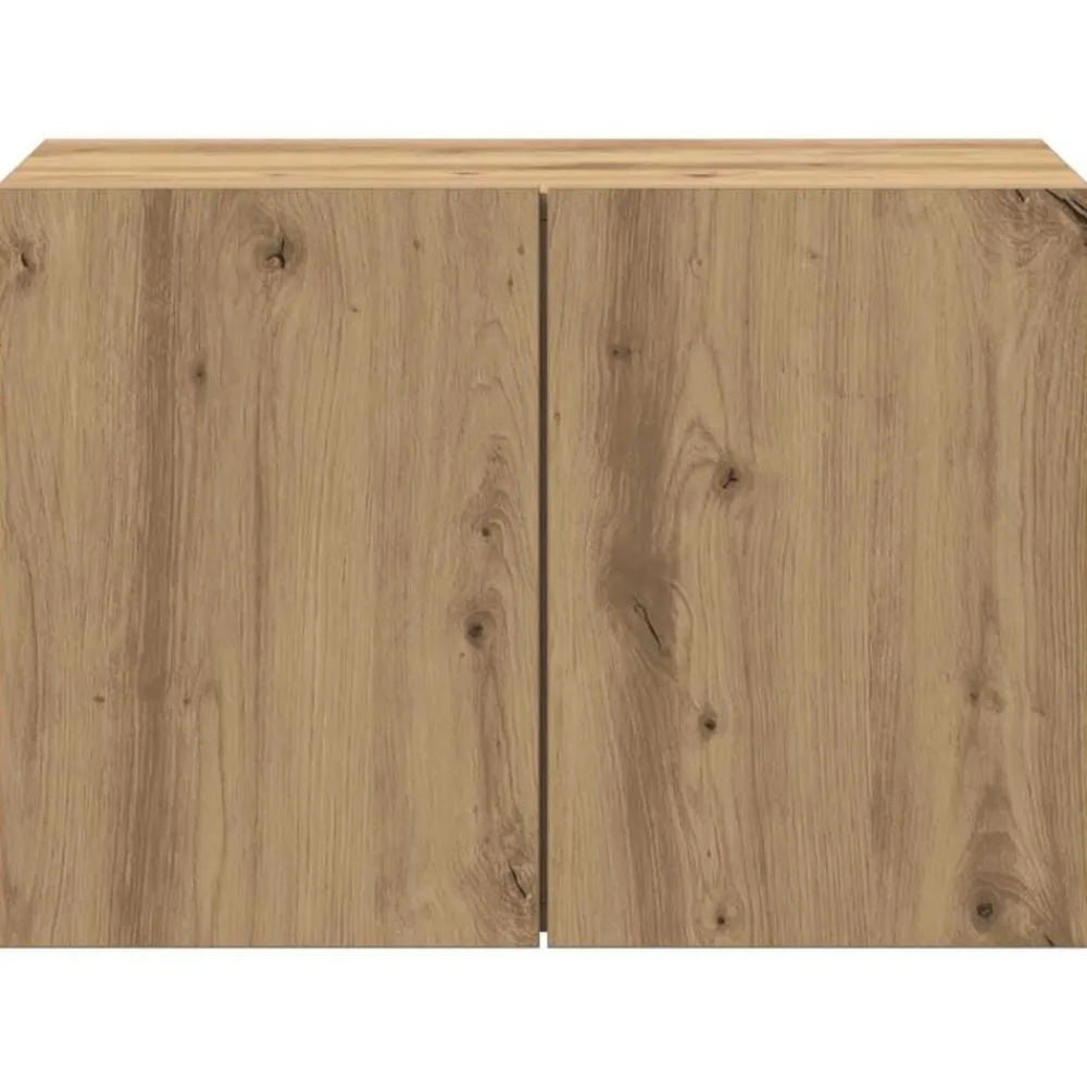 vidaXL Mueble para TV de pared roble artesanal 60x30x41 cm Roble artisan Clearance