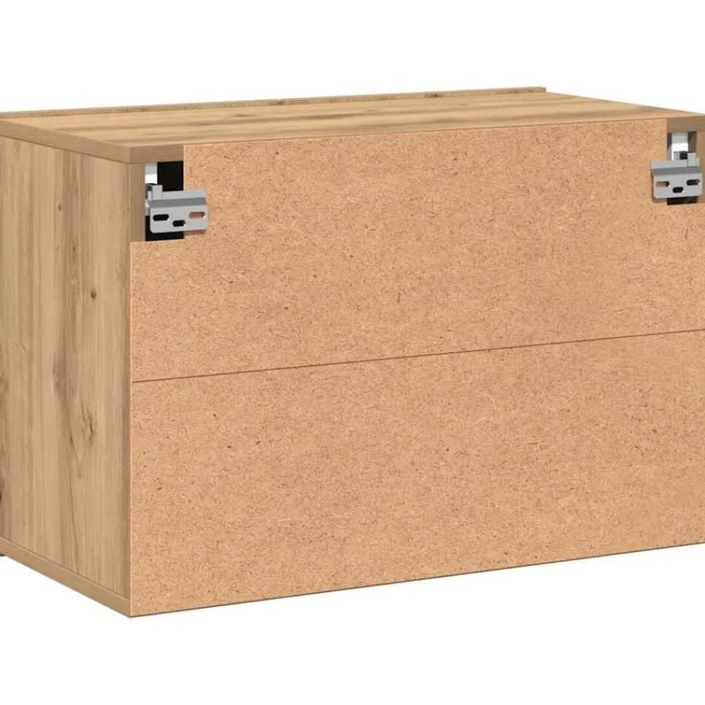 vidaXL Mueble para TV de pared roble artesanal 60x30x41 cm Roble artisan Clearance