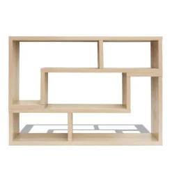 vidaXL Muebles Tv-Mueble para TV en forma de L color roble