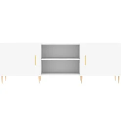 vidaXL Mueble para TV madera de ingeniería 150x30x50 cm Blanco Clearance